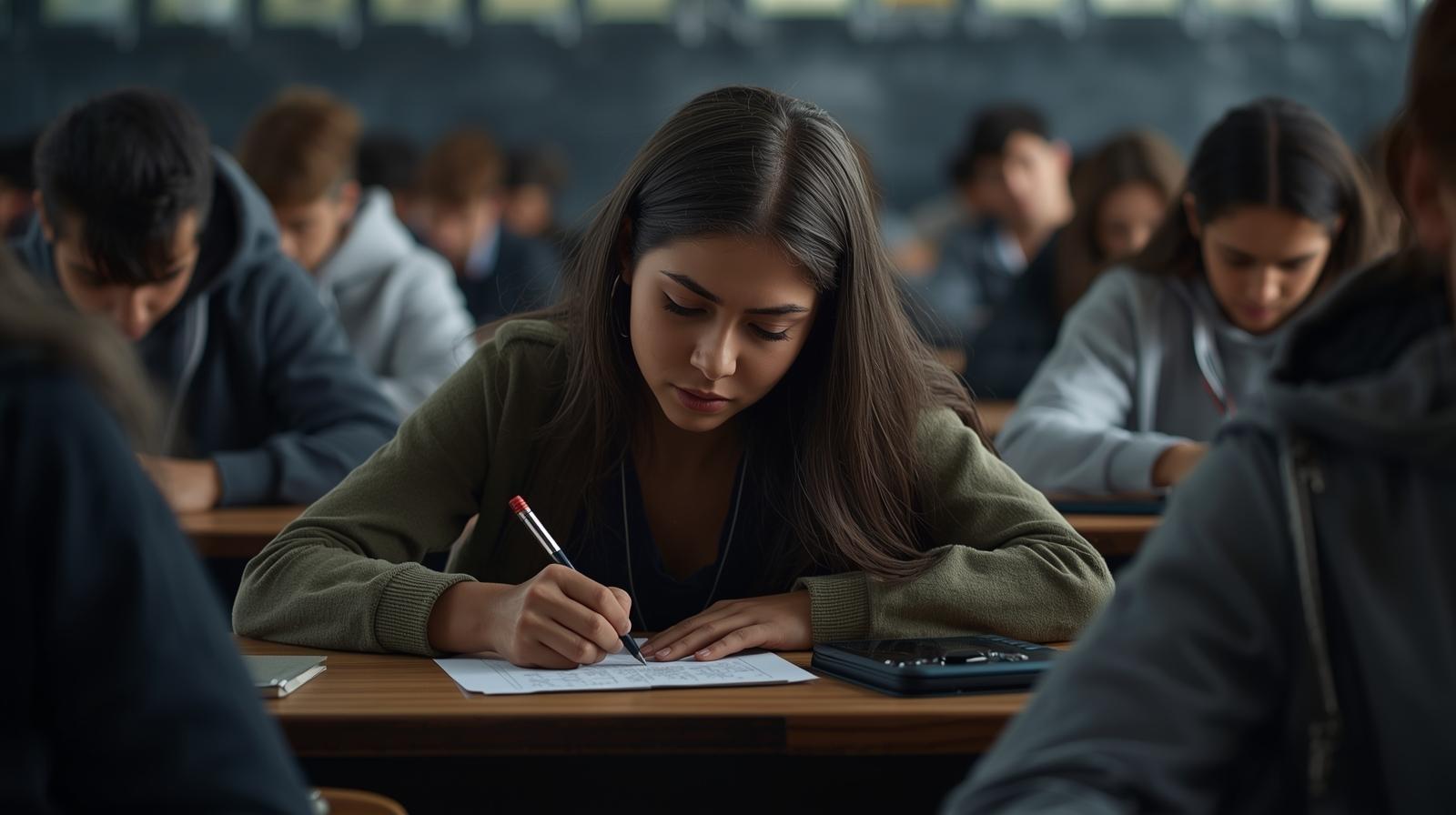 Students on college campus